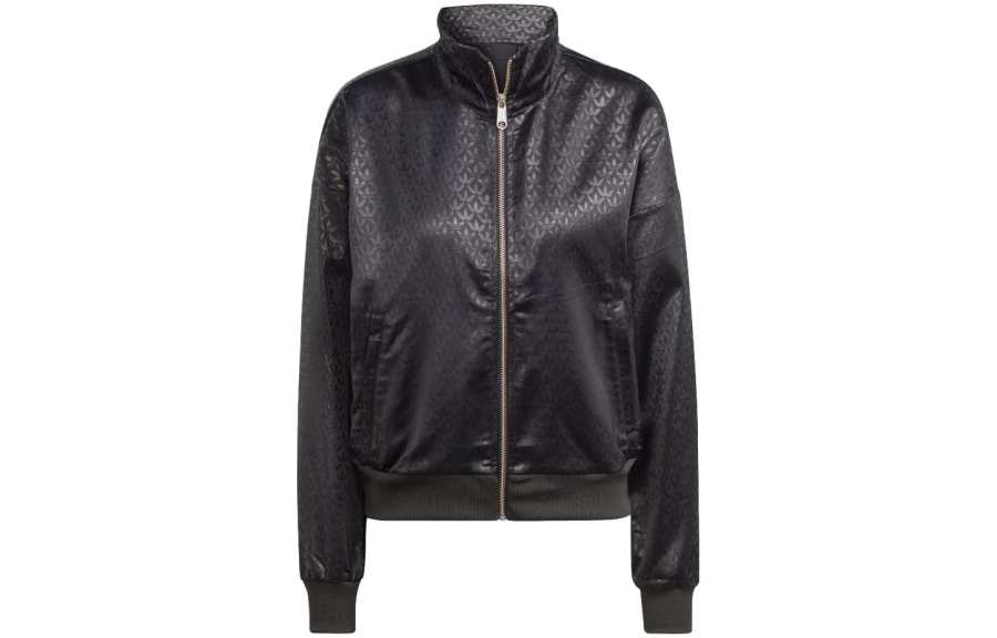Adidas Originals Jackets Women's Black Stand Collar Moderate Other