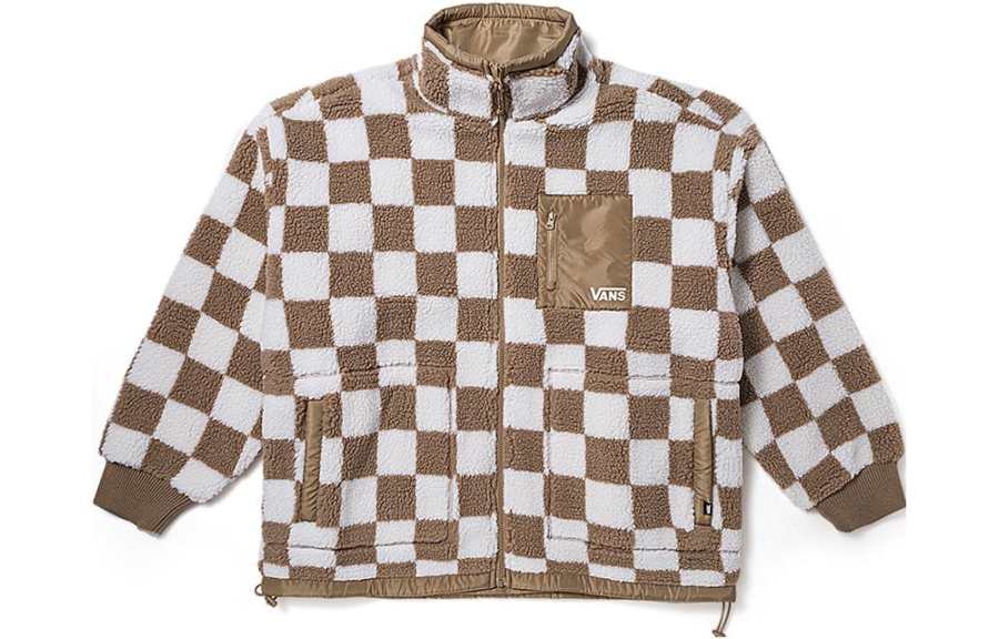Vans Vans Jacket Women's Brown Checkerboard