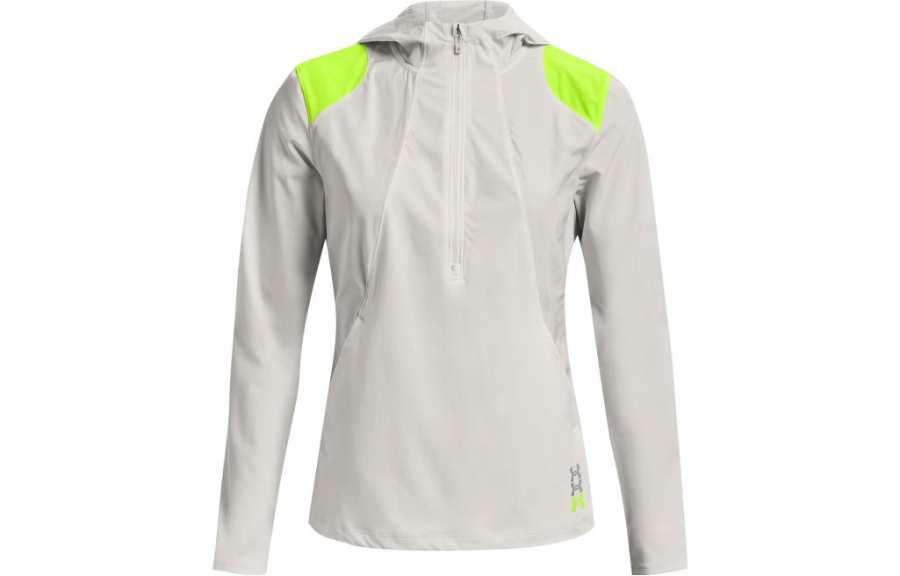 Under Armour Jackets Women's Gray Hooded Moderate Soft Shell