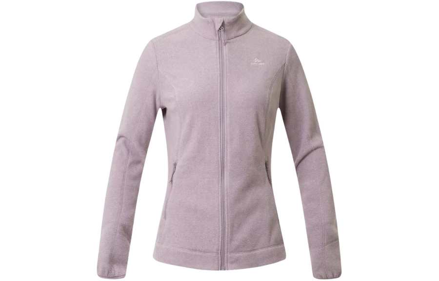 DECATHLON Fleece Clothing Women's Purple/Light Gray