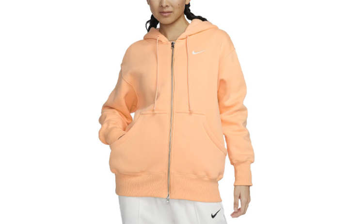 Nike Nike Sweatshirts Women's Orange Hooded Moderate Regular
