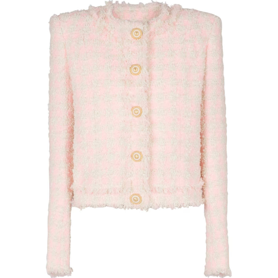 BALMAIN BALMAIN 5 Button Tweed Jacket