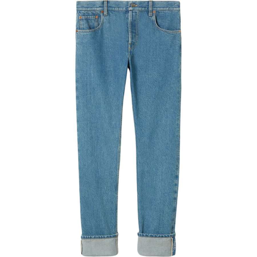 Gucci Tapered fit denim pants