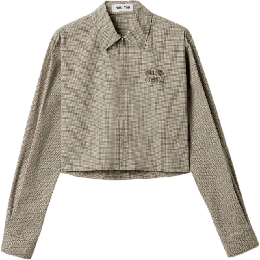 MIU MIU MIU MIU Checked Shirt