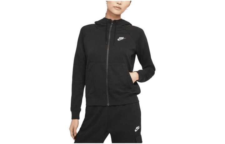 Nike Nike Sweatshirts Women's Black Hooded Moderate Regular