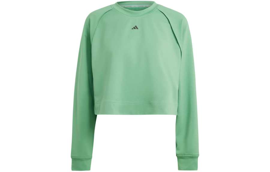 Adidas Adidas Power Hidden Racerback Overlay Cover Up Sweatshirt Women's Green