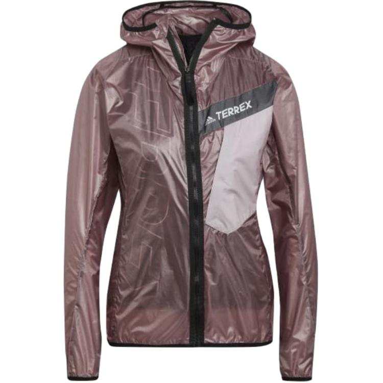 Adidas Adidas Terre TECHROCK THREE in ONE WIND HOODED JACKET Jackets & Coats Women's Fuchsia