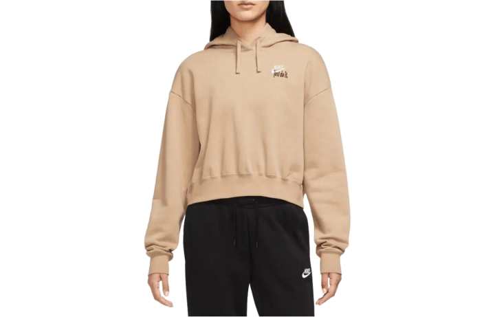 Nike Nike oversized cropped pullover hoodie