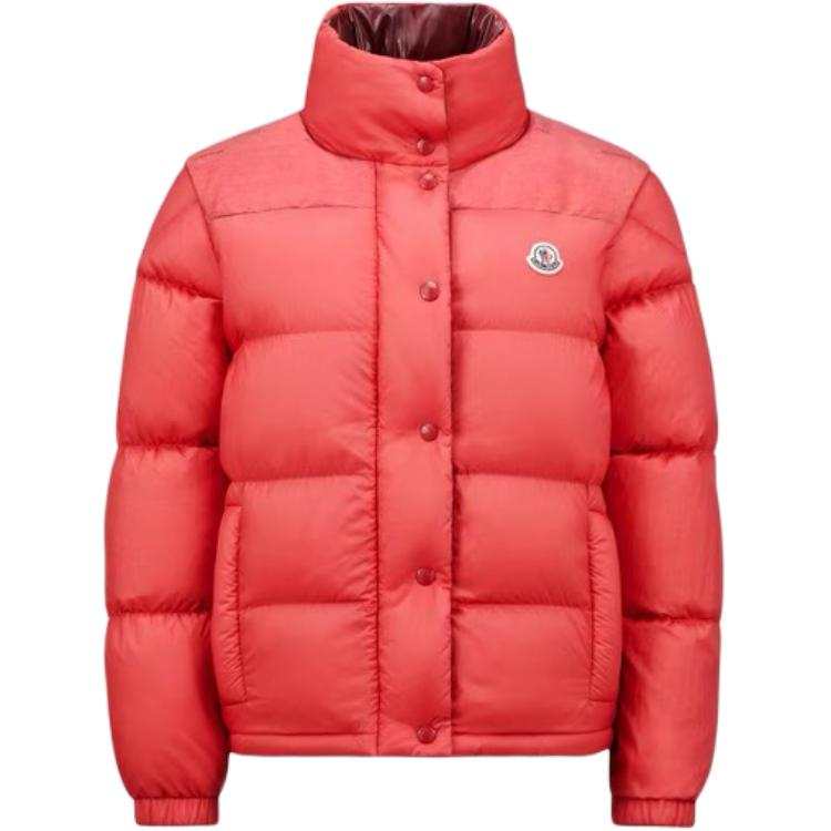 Moncler Verone Down Jacket Women's Cherry Blossom Pink/Dark Red