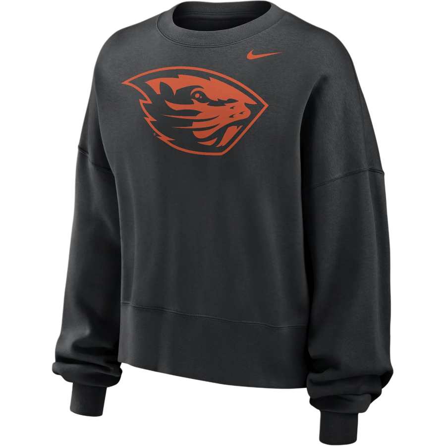 Nike Nike College FW24 Oregon State Phoenix Fleece Sweatshirt Women's Black