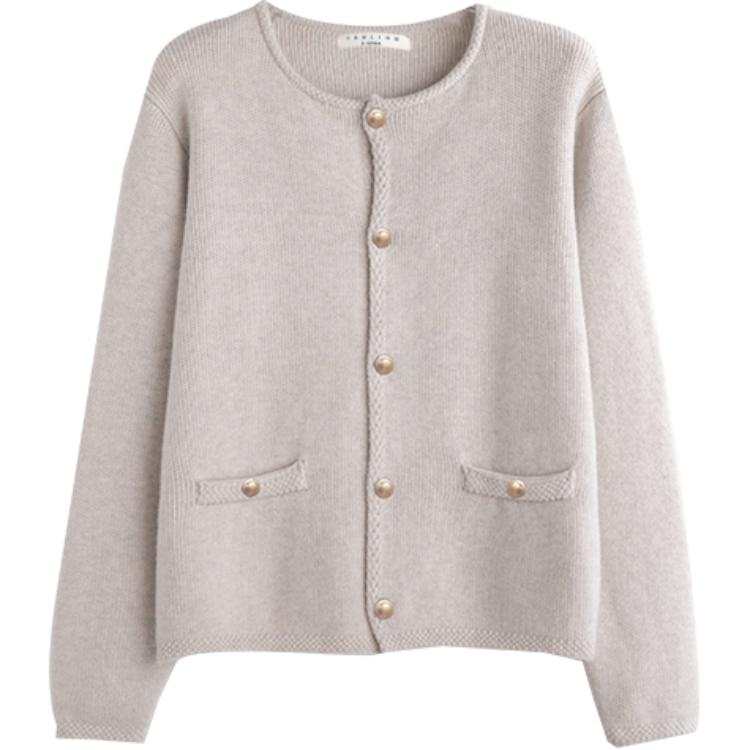 Tonlion Knitwear Women's Light Beige Apricot
