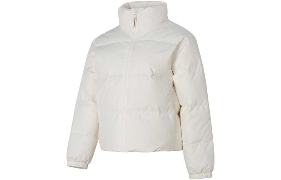 New Balance New Balance Down Jackets Women's White Stand Collar Moderate Down Jacket