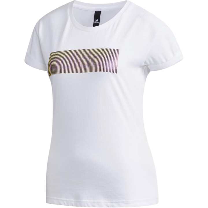 Adidas Adidas T Shirts Women's White Crew Neck Moderate