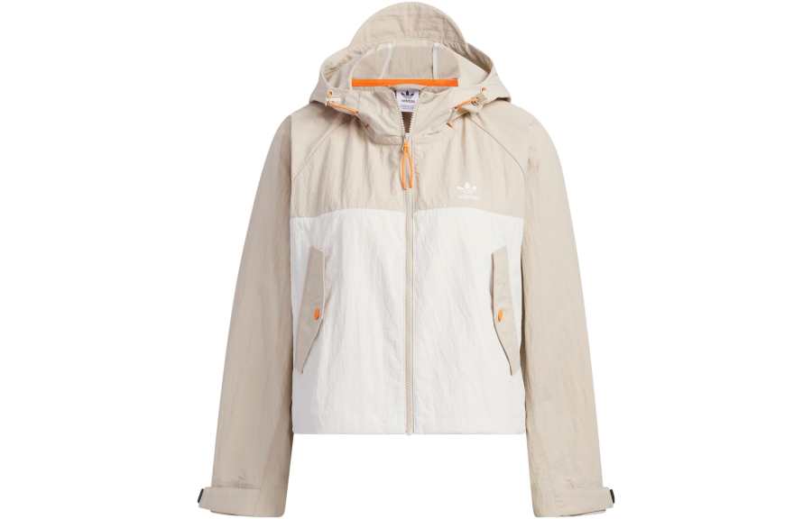 Adidas Originals Jackets Women's Light Khaki Hooded Moderate Other