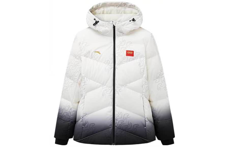 ANTA ANTA Down Jackets Women's White Hooded Moderate Down Jacket