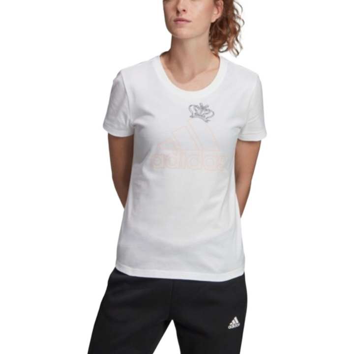 Adidas Adidas T Shirts Women's White Crew Neck Moderate Other