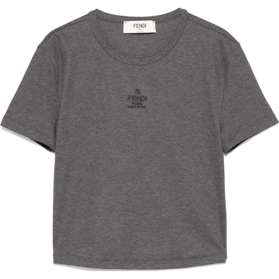 FENDI Fine ribbed T shirt