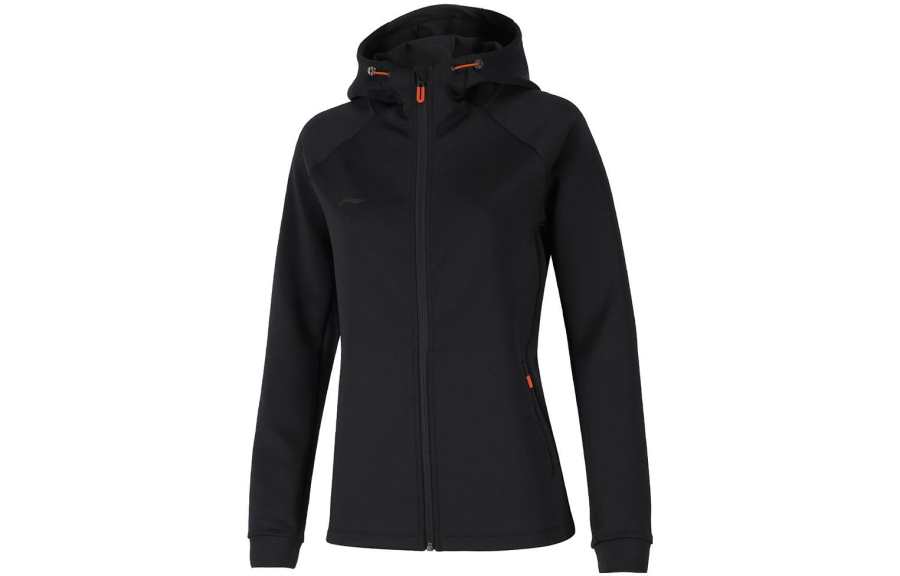 Li-Ning Li Ning Jackets Women's Black Hooded Moderate Other