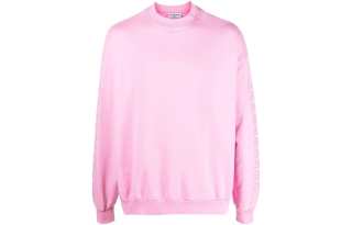 Balenciaga Bb Paris Icon Oversized Sweatshirt Pink