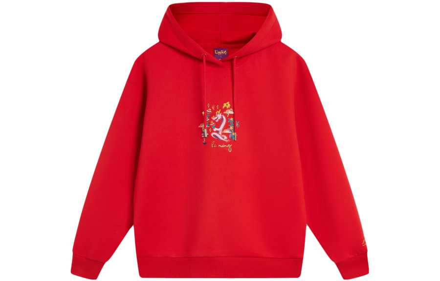 Li-Ning Li Ning Rijin Doujin Collection Sweatshirt Women's Vermilion