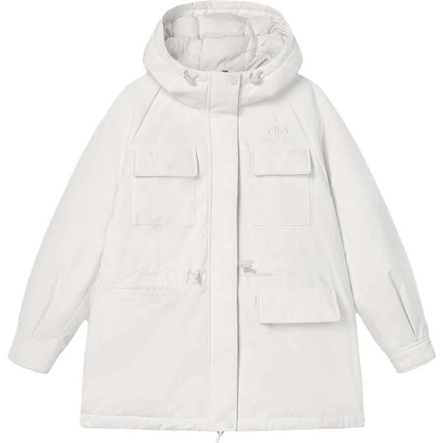FILA FILA Down Jacket Women's Light Beige White