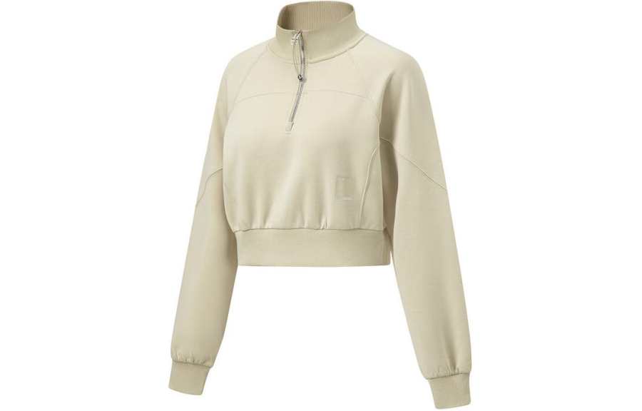 Li-Ning Li Ning Fitness Series Sweatshirt Women's Foam Khaki