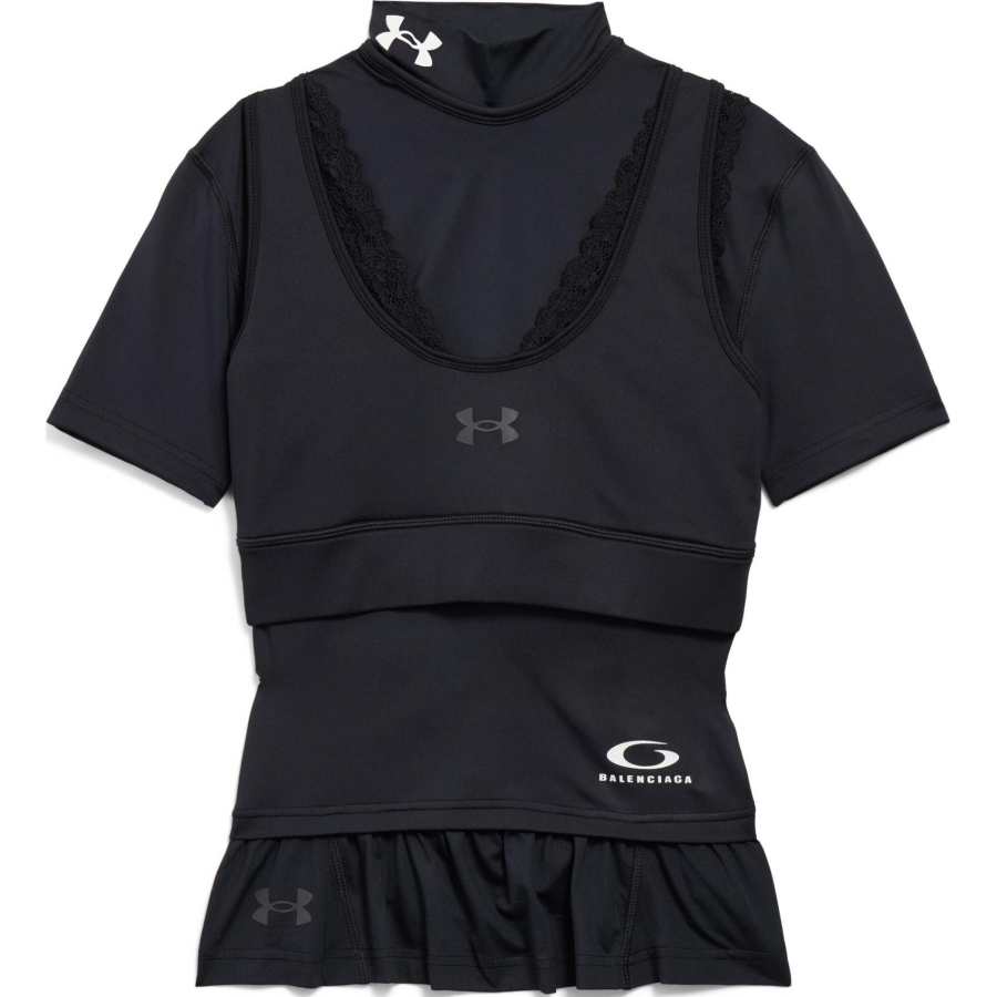 Balenciaga x Under Armour T Shirt, Regular Fit Women's Black