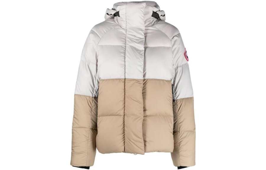 Canada Goose Junction Regeneration Down Jacket Women's Light Gray/Sandstone Brown/Mist Camouflage