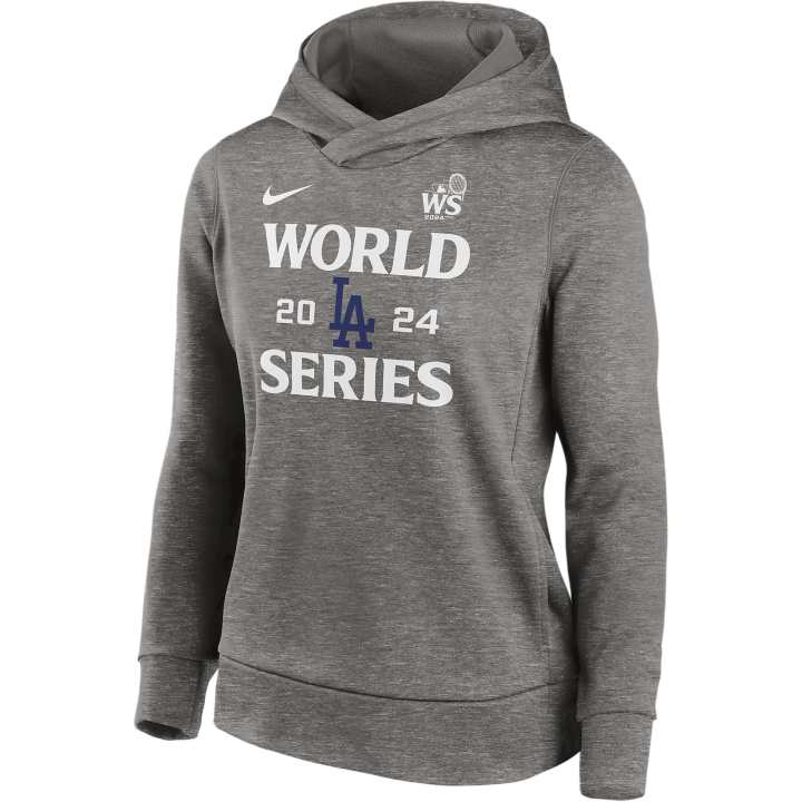 Nike Nike x MLB Los Angeles DodgersTherma FW24 Series Authentic Collection Sweatshirt Women's Gray Heather