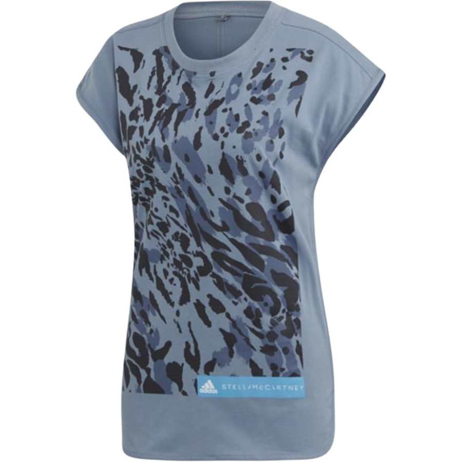 Adidas Adidas T Shirts Women's Gray Crew Neck Moderate