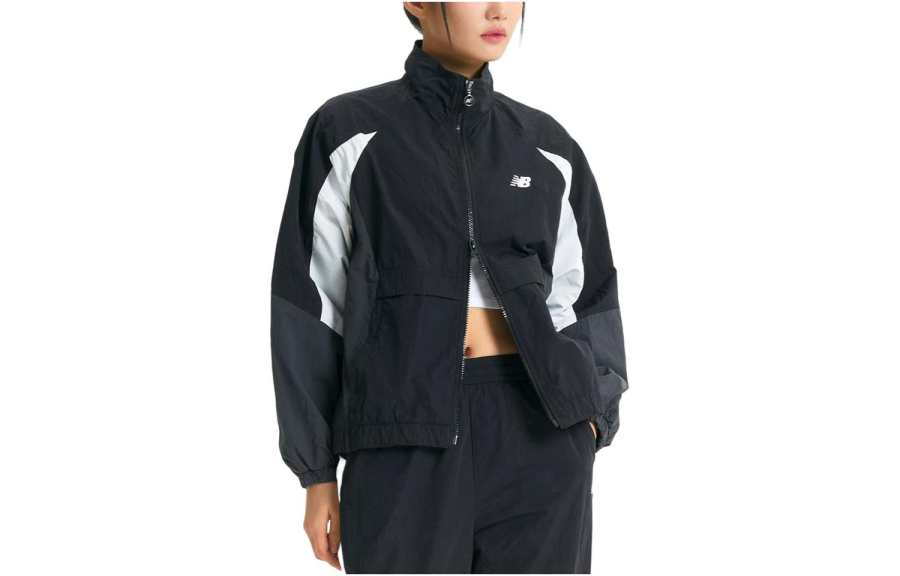New Balance New Balance Jackets Women's Black Stand Collar Moderate Other
