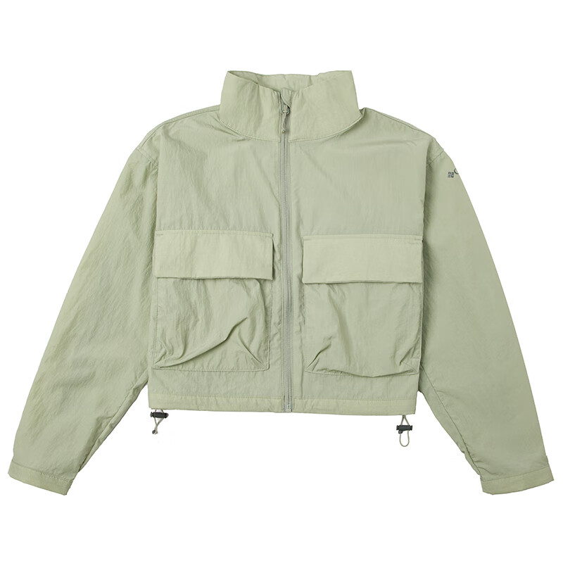Columbia Jackets Women's Green Stand Collar Moderate Other