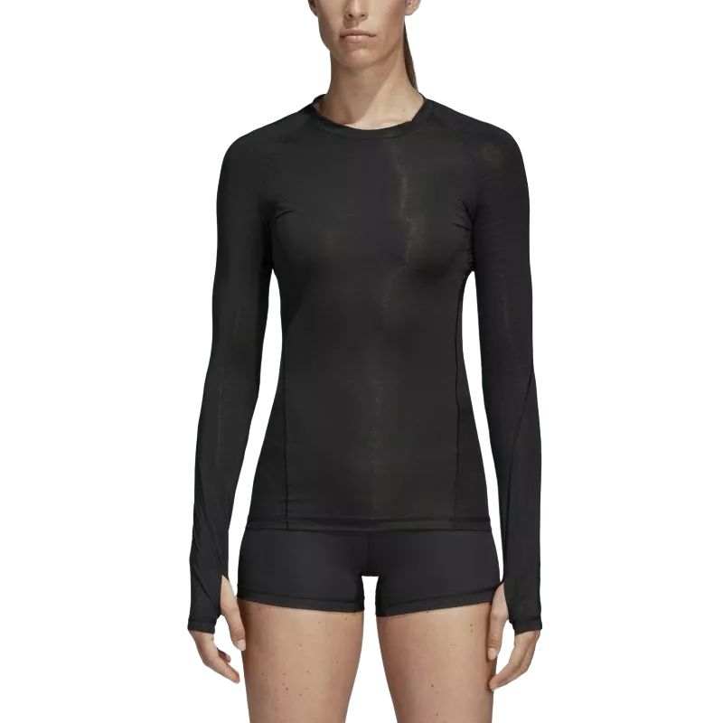Adidas Adidas T Shirts Women's Black Crew Neck Moderate Other