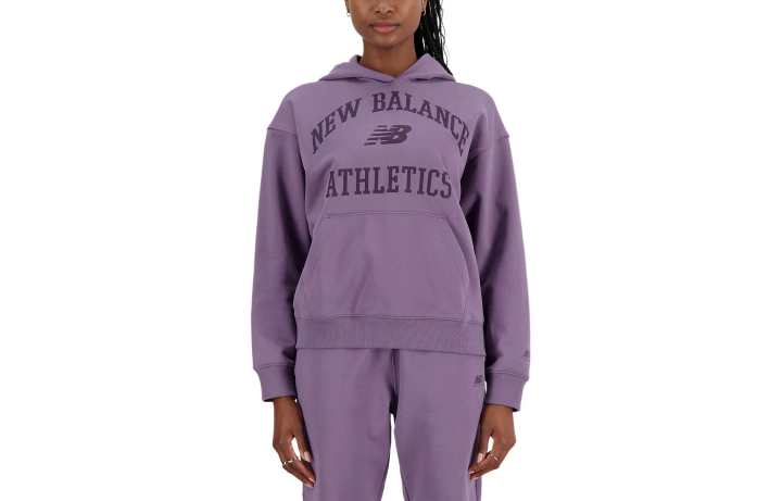 New Balance New Balance Athletics Varsity Oversized Fleece Sweatshirt Women's Phantom