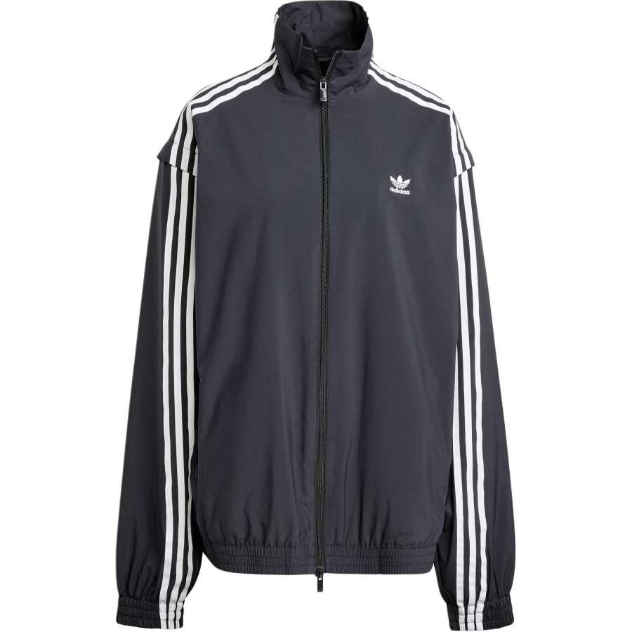Adidas Originals Woven Firebird Adilenium Zip off Track Top Jackets & Coats Women's Black