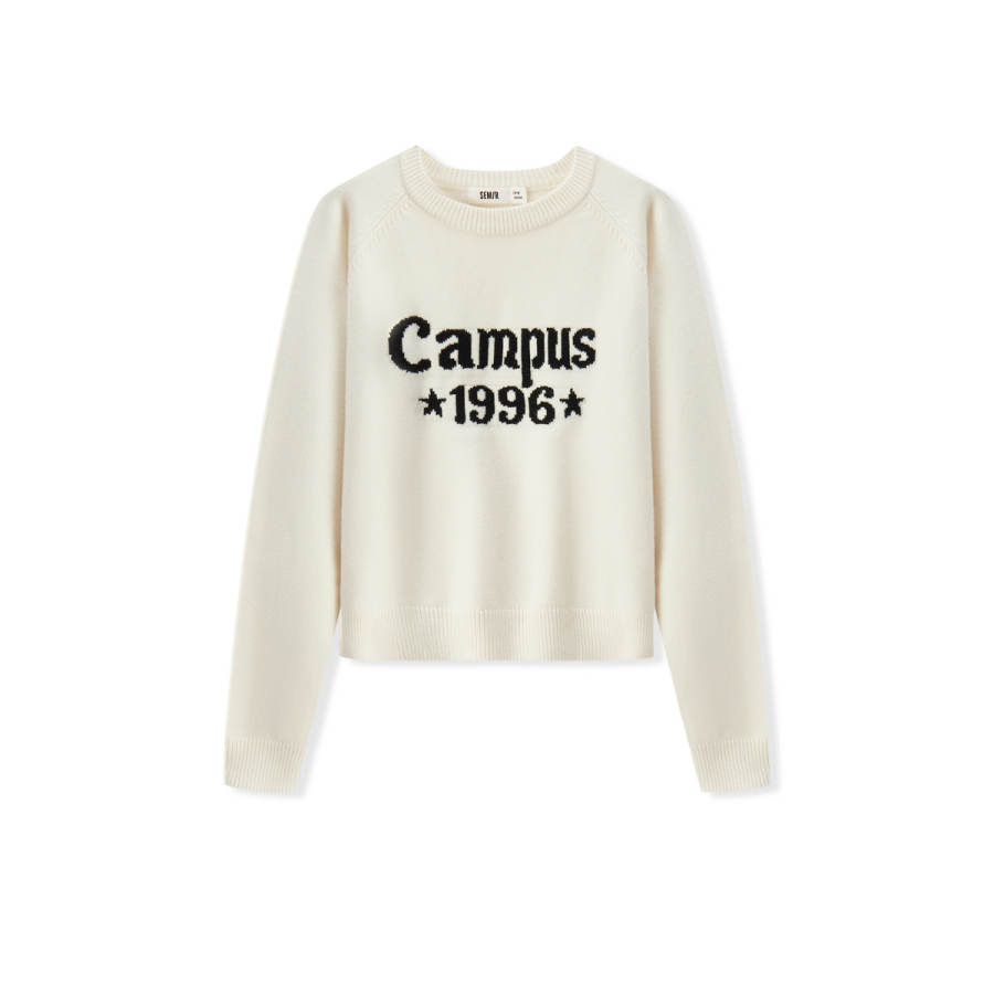 Semir Knitwear Women's Crew Neck Moderate