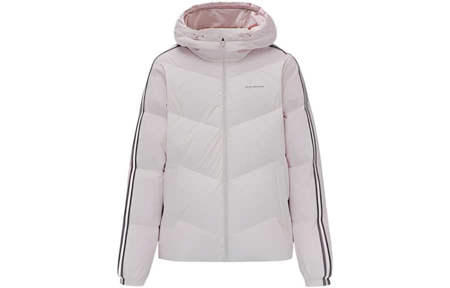 ANTA Variety Training Collection Down Jackets Women's Clear Pink Hooded Moderate Other