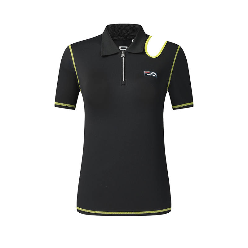 FILA ATHLETICS Polo Shirt Women's Pitch Black