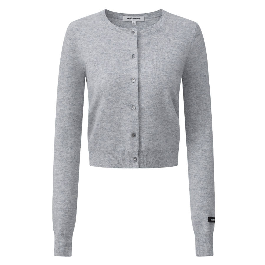 CLIMAX VISION Knitwear Women's Crew Neck Moderate Cardigan