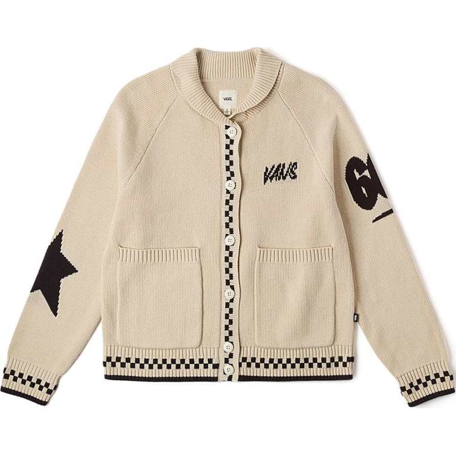 Vans Knitwear Women's Oat Lapel Moderate Cardigan