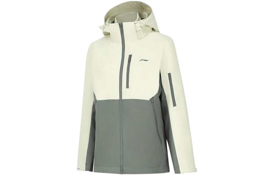 Li-Ning Li Ning Fitness Series Jacket Women's Light Tea Brown Green