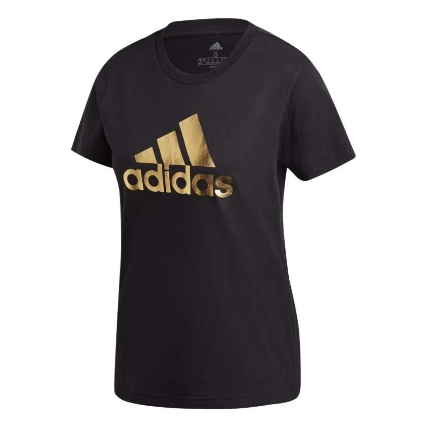 Adidas Adidas T Shirts Women's Black Crew Neck Moderate