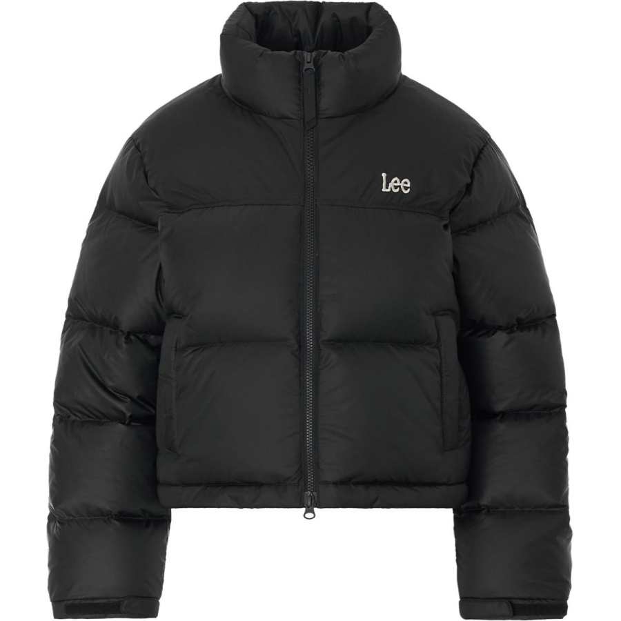 Lee Lee Down Jackets Women's Black Stand Collar Moderate