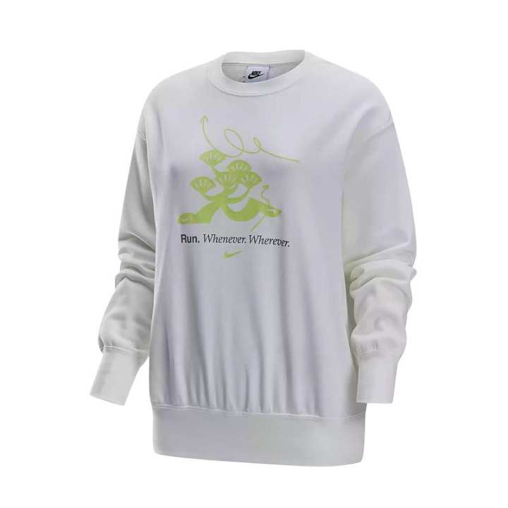 Nike Nike Sweatshirts Women's Gray Crew Neck Moderate Regular