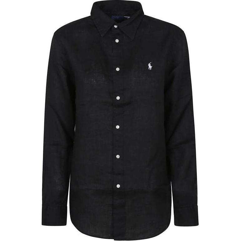 Polo Ralph Lauren Logo Embroidered Curved Hem Shirt