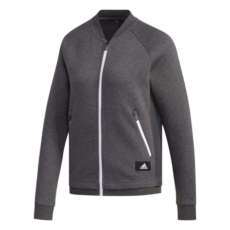 Adidas Adidas Jacket Women's Dark Heather Gray/Pure Gray