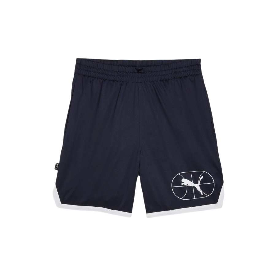 PUMA SHORT JUNIOR VARSITY Basketball Shorts Men's Marine Blue 02