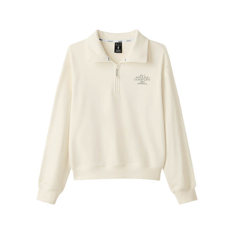 Skechers Wilderness Outdoor Collection Sweatshirt Women's Egg White Color