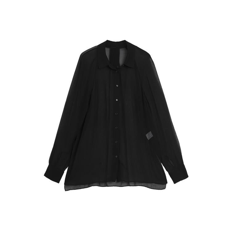 ELLE Shirts Women's Black Lapel Moderate Other