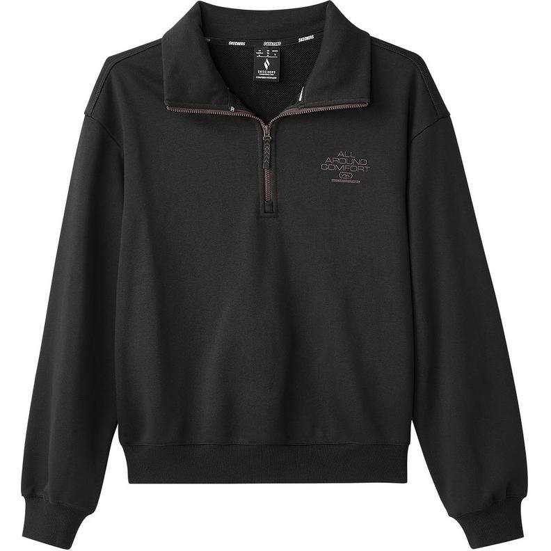 Skechers Wilderness Outdoor Collection Sweatshirt Women's Carbon Black